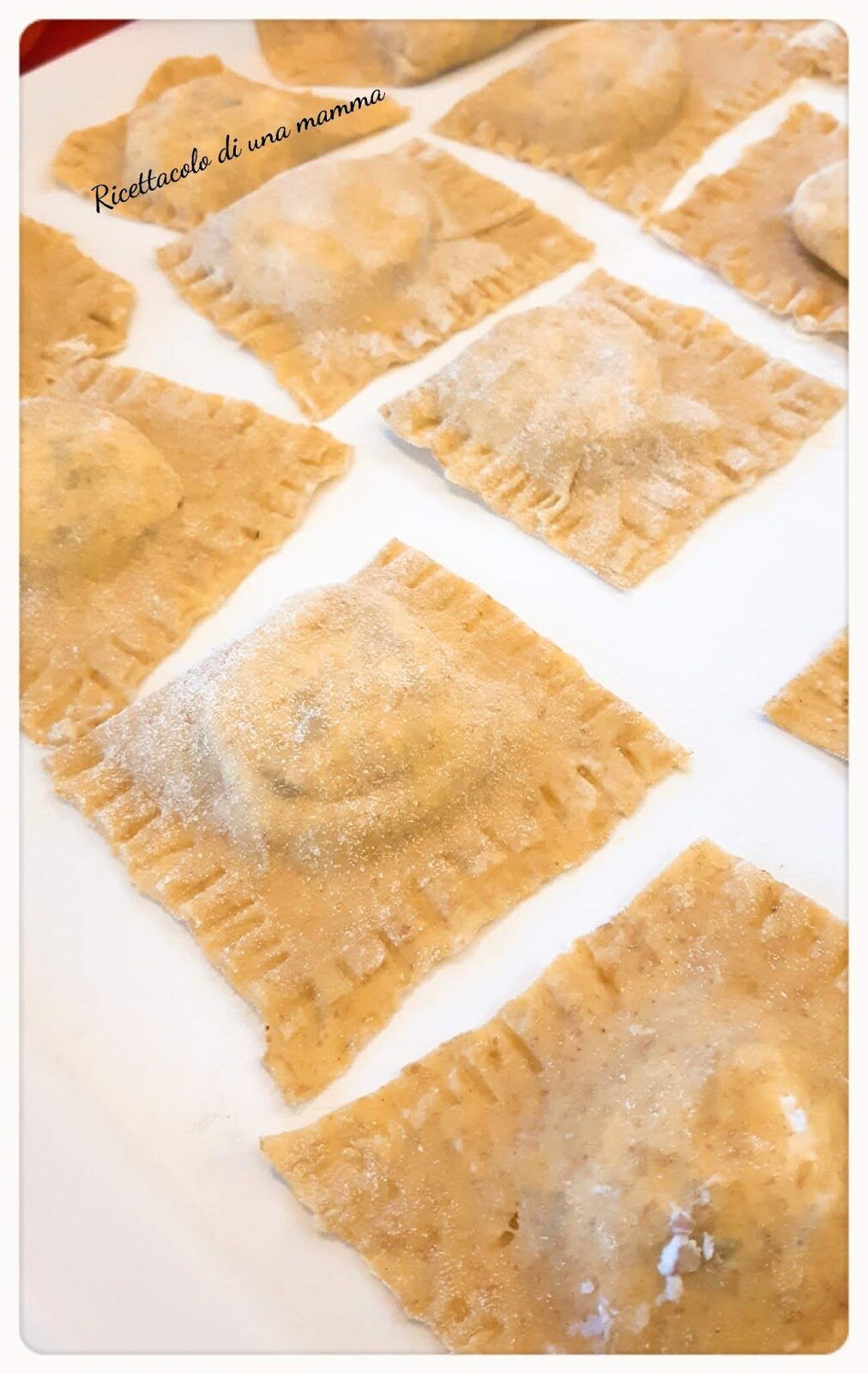 RAVIOLI RUSTICI DI RICOTTA E CASTAGNE