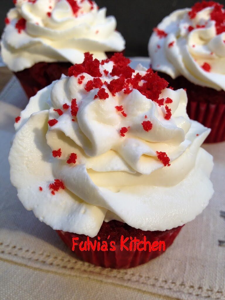 Red velvet cupcakes con nocciole a modo mio