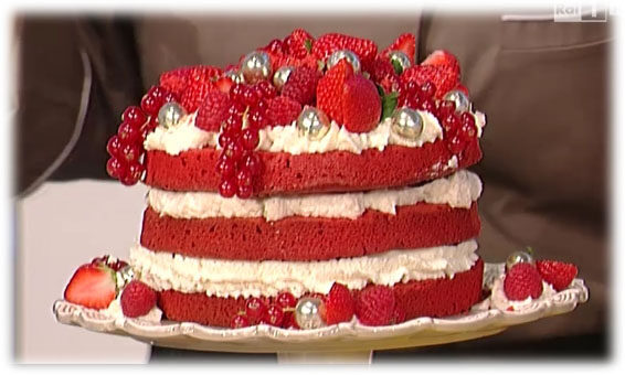 Red velvet di natale da la prova del cuoco