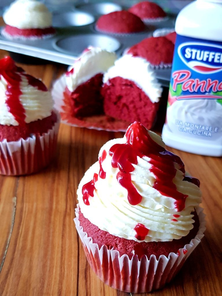 Red velvet muffin