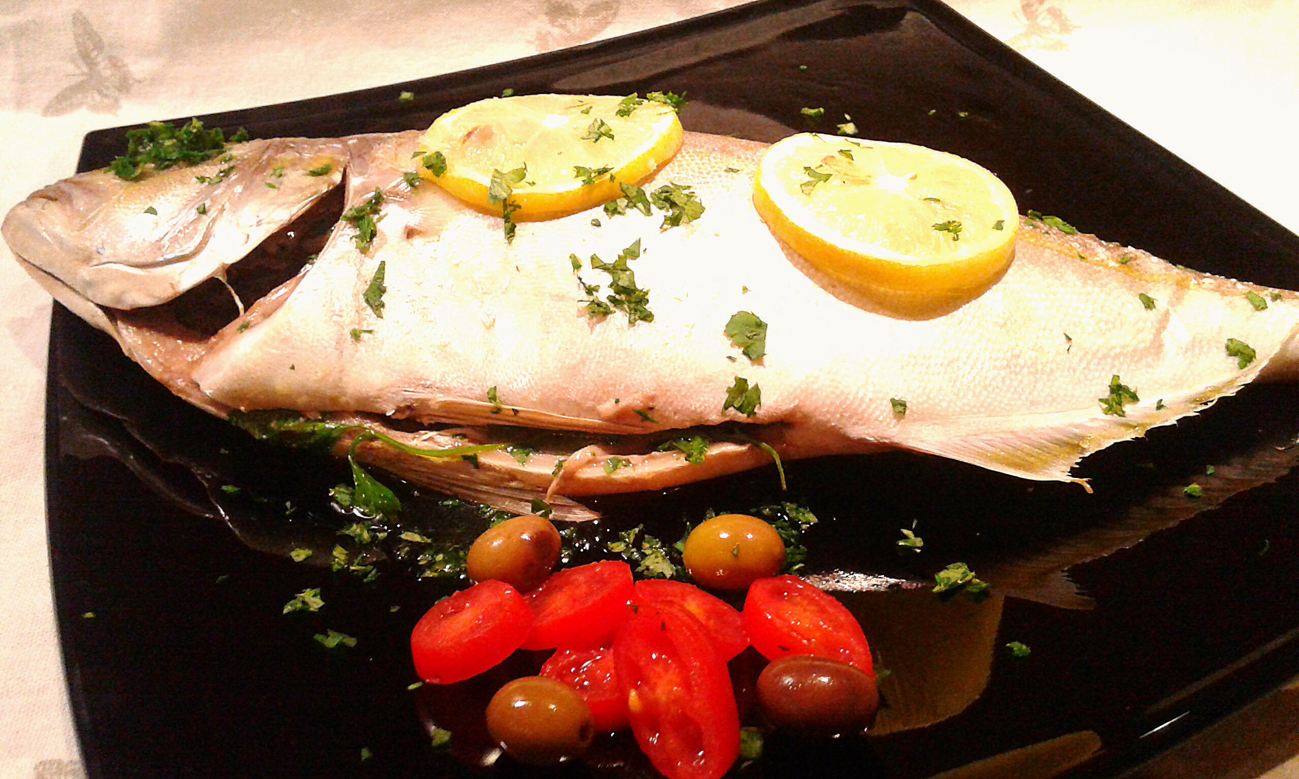 Ricciola al forno