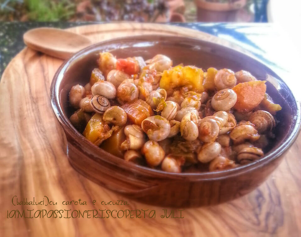 Ricetta babbaluci alla palermitana lumache siciliane
