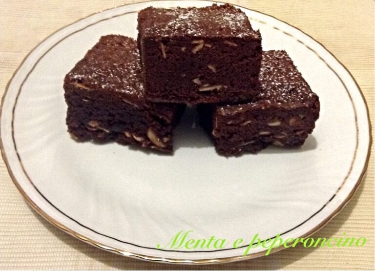 Ricetta brownies al cioccolato e mandorle