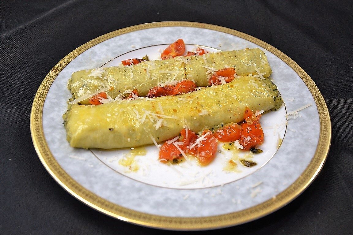 Ricetta – cannelloni di lasagna cotti in padella