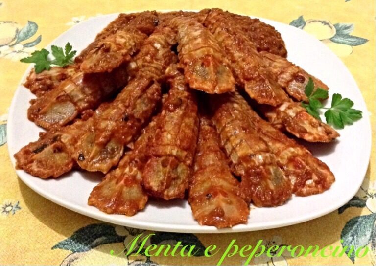 Ricetta canocchie al sugo