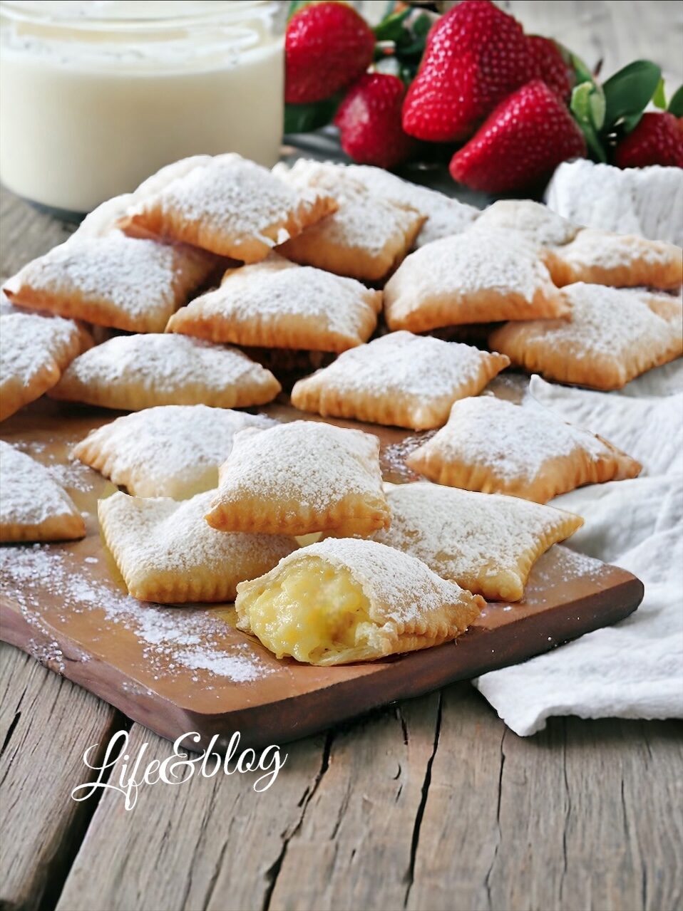 Ricetta chiacchiere ripiene alla crema: dolce di carnevale