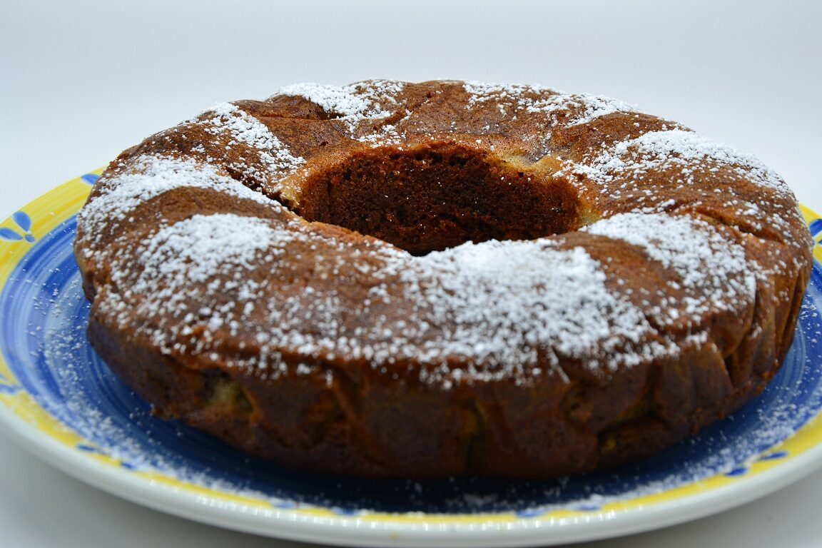 Ricetta – ciambella macchiata al cacao