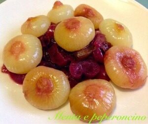 Ricetta cipolle borettane e cipolle rosse in agrodolce
