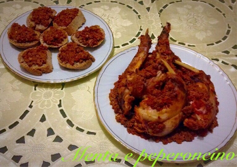 Ricetta coniglio con ragù al pomodoro
