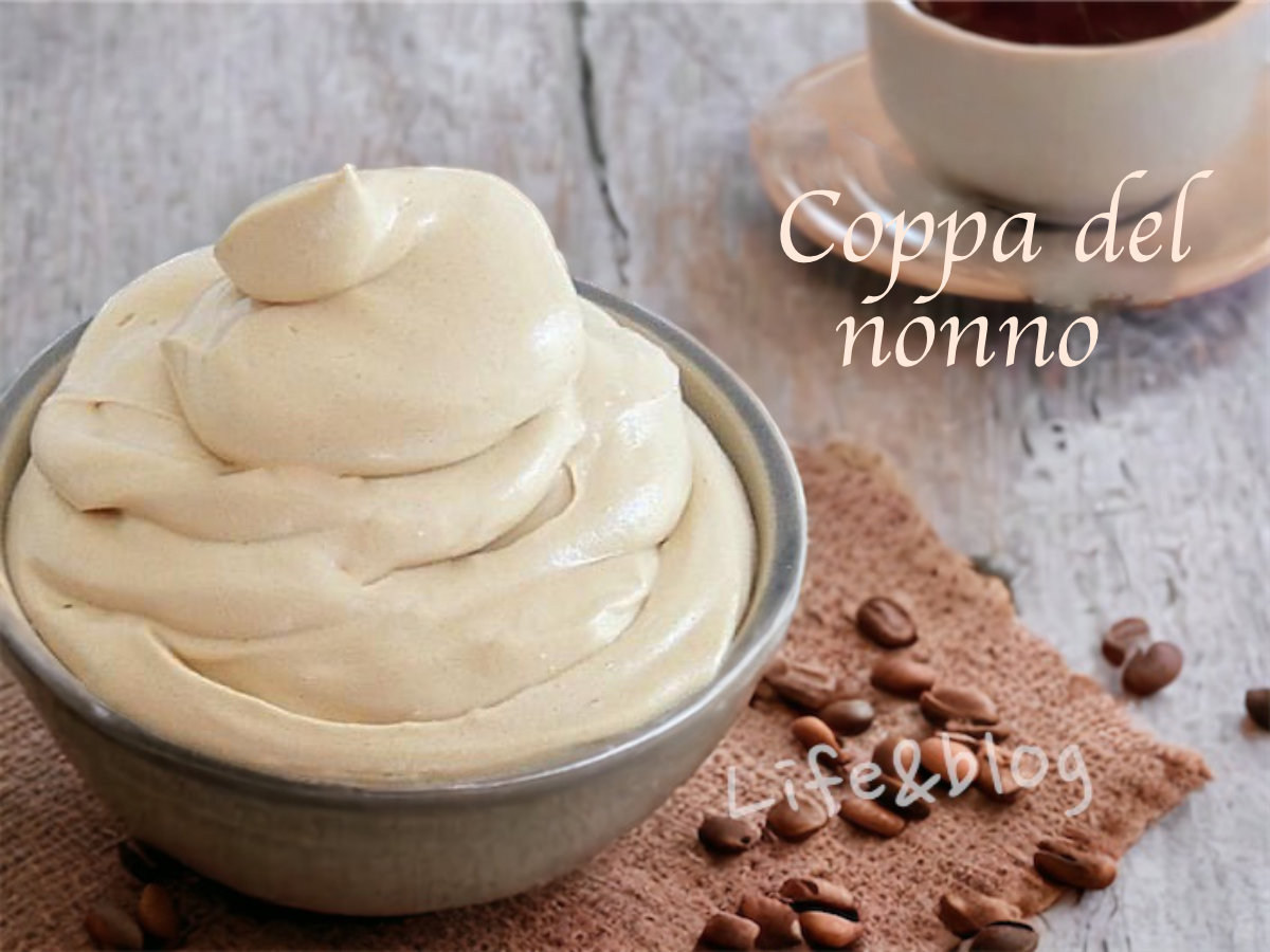 Ricetta coppa del nonno – gelato al caffè veloce anche bimby