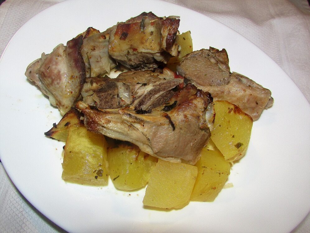Ricetta – costolette di agnello con patate