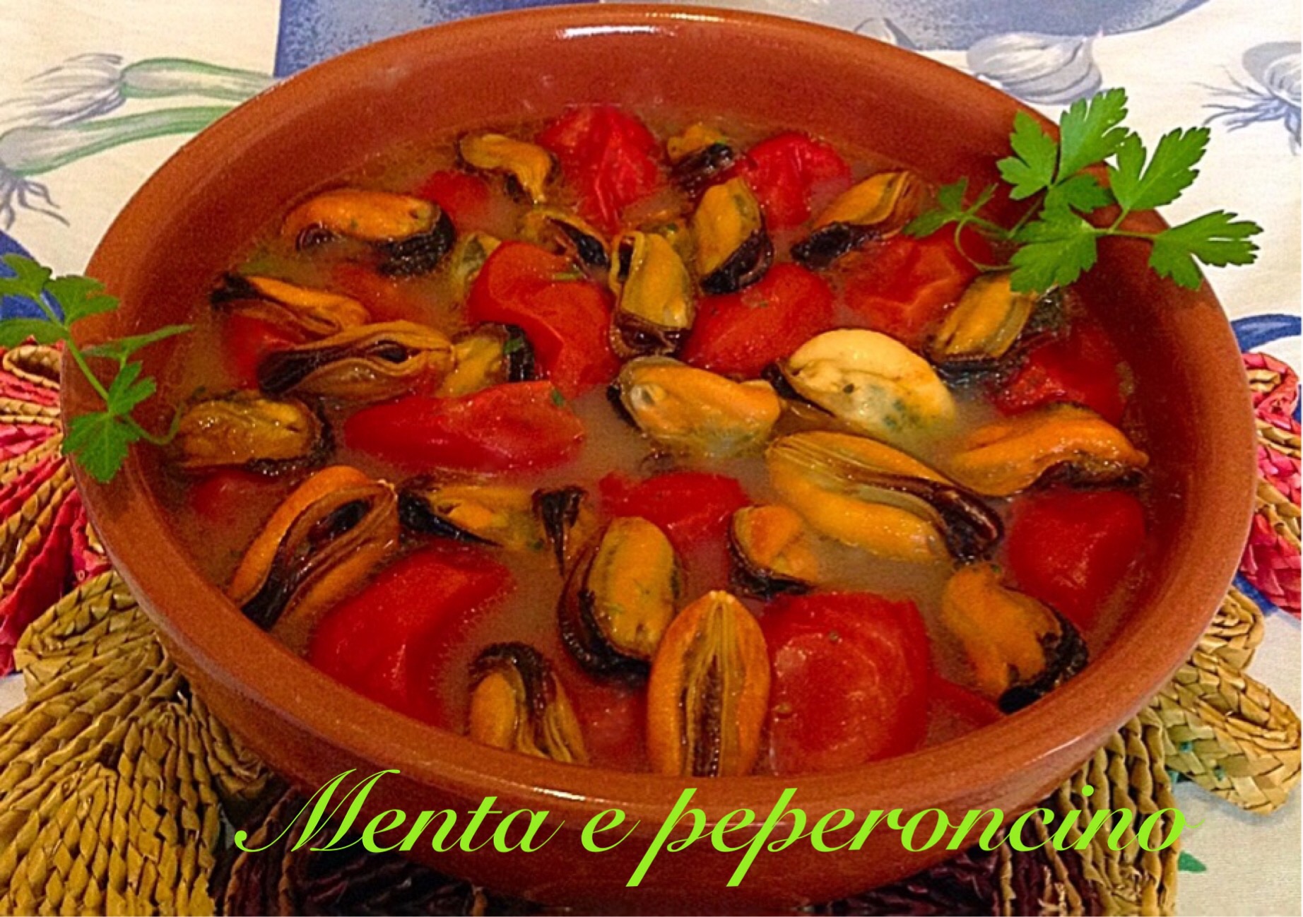 Ricetta cozze in guazzetto con pomodorini