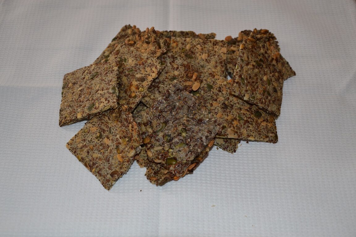 Ricetta – crackers di semi con farina di riso