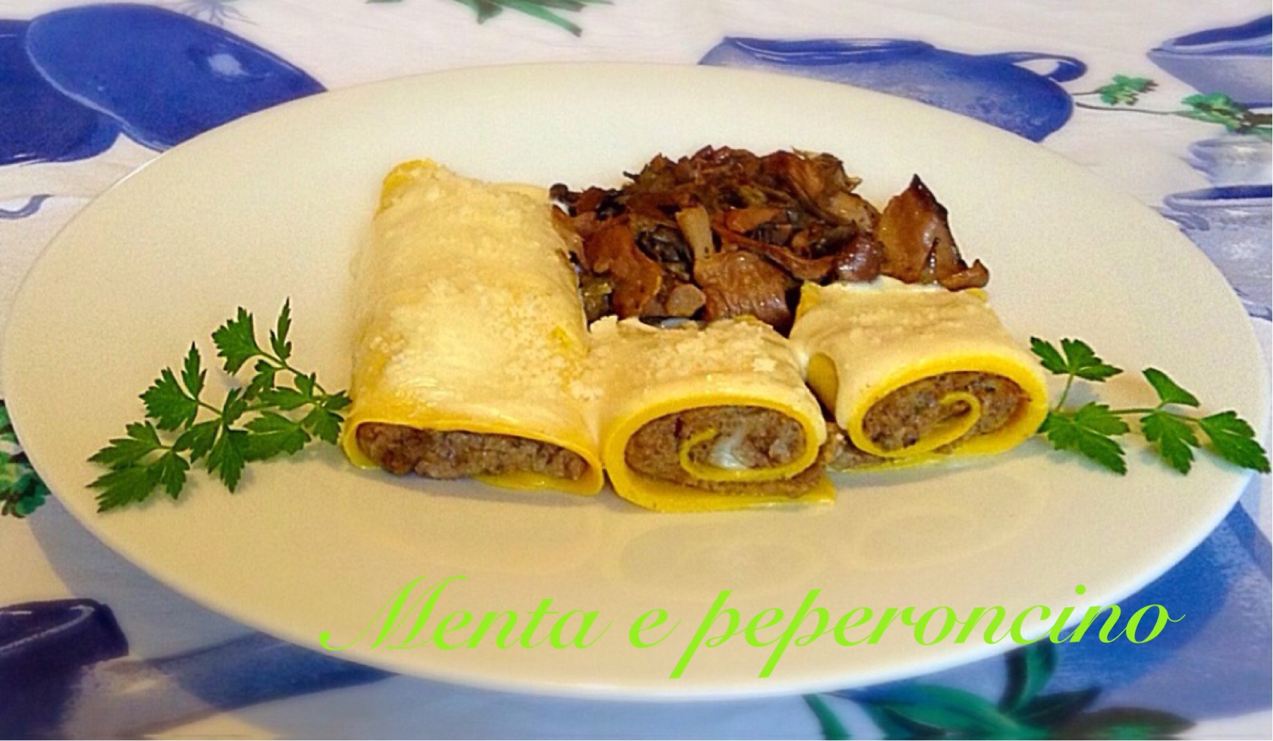 Ricetta Crespelle con funghi carciofi e formaggio