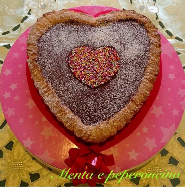 Ricetta cuor di frolla con mousse al cioccolato