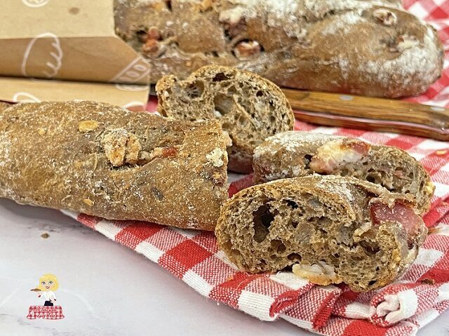 Ricetta di pane integrale con pancetta