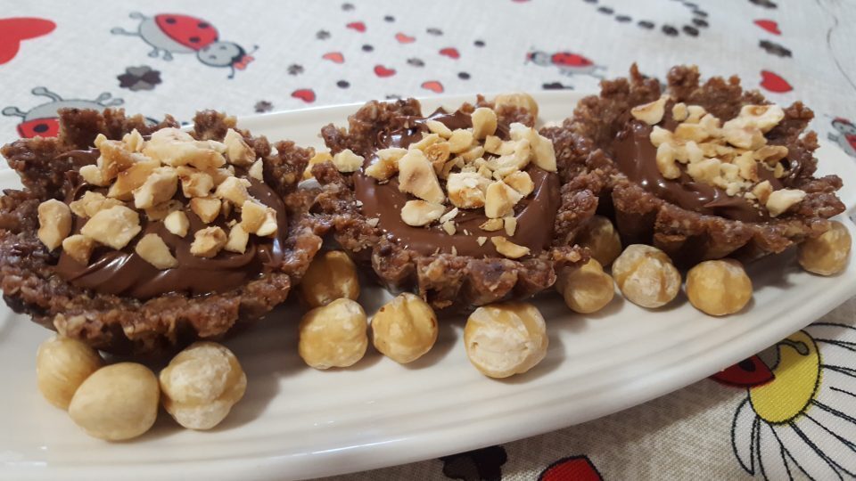 Ricetta dolce: cestini alla nutella
