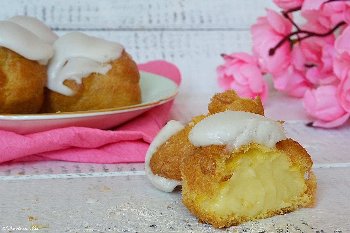 Ricetta facile bignè alla crema
