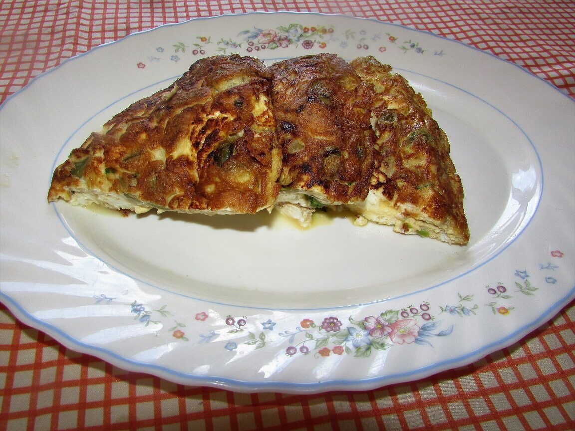 Ricetta – frittata con fave verdi e ricotta
