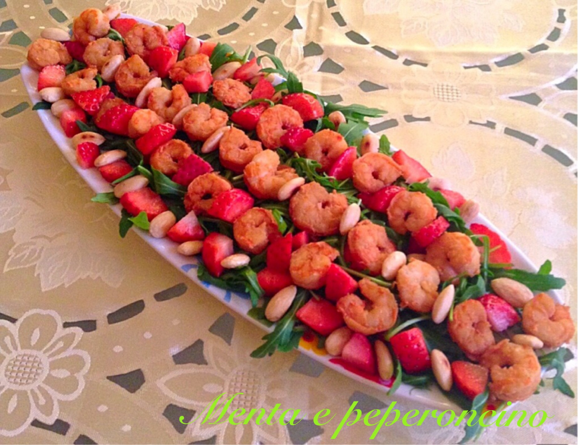 Ricetta insalata di gamberi primaverile