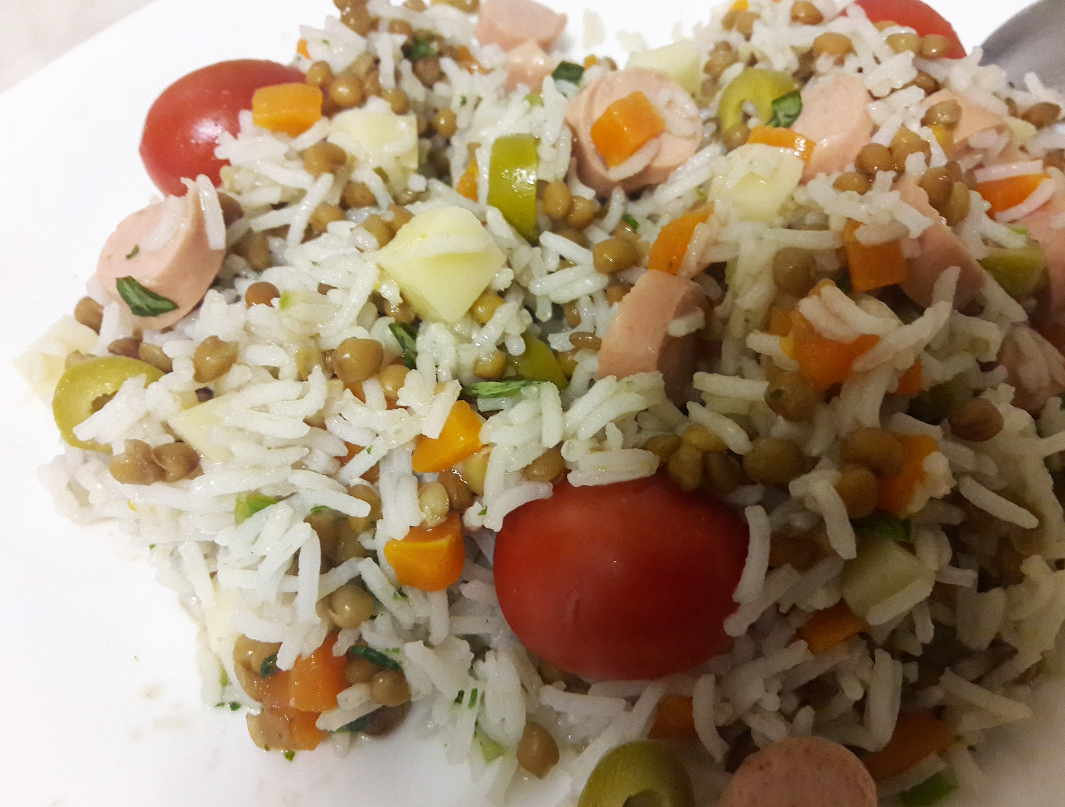 Ricetta Insalata di riso basmati e lenticchie