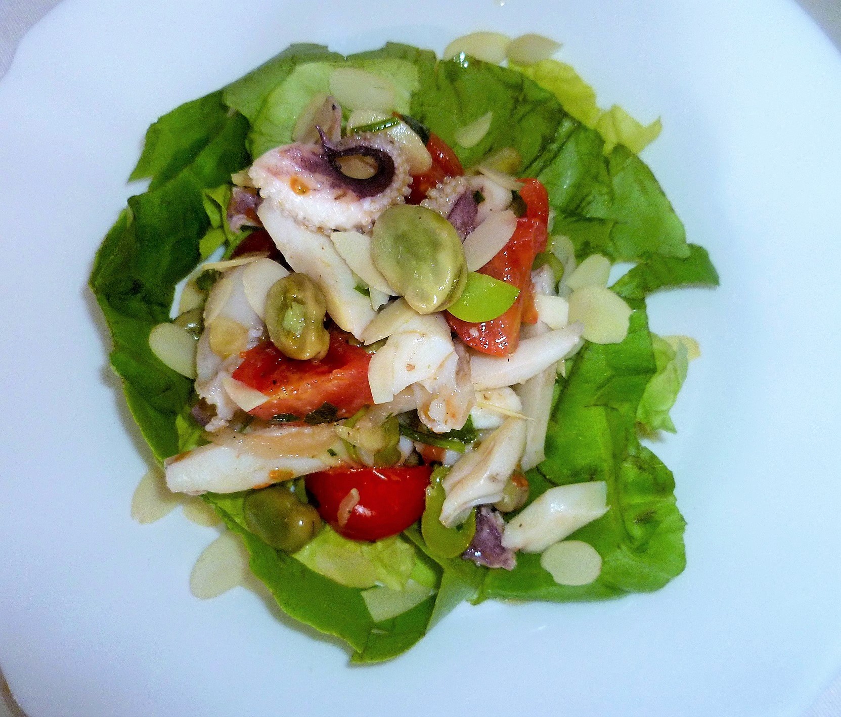 Ricetta – insalata di seppie e fave verdi