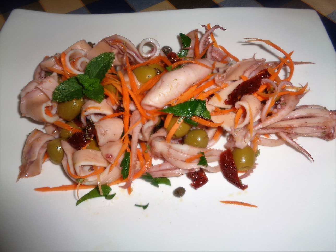 Ricetta – insalata di totani