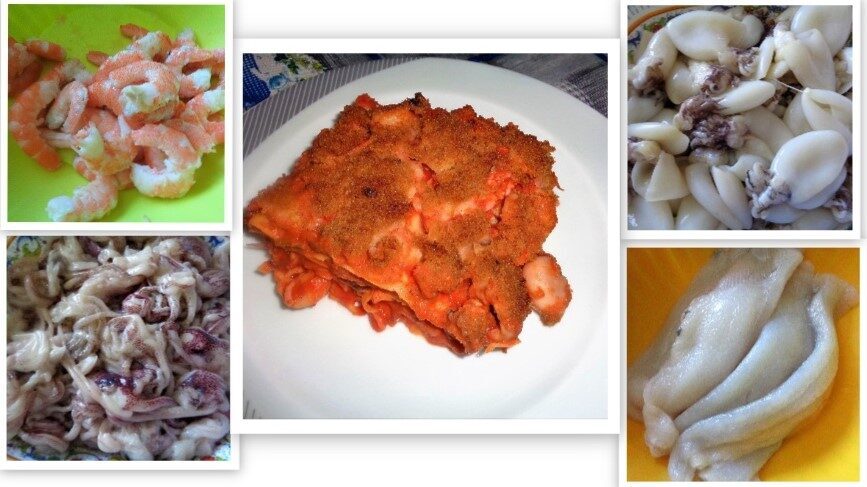 Ricetta – lasagne al forno con misto di mare