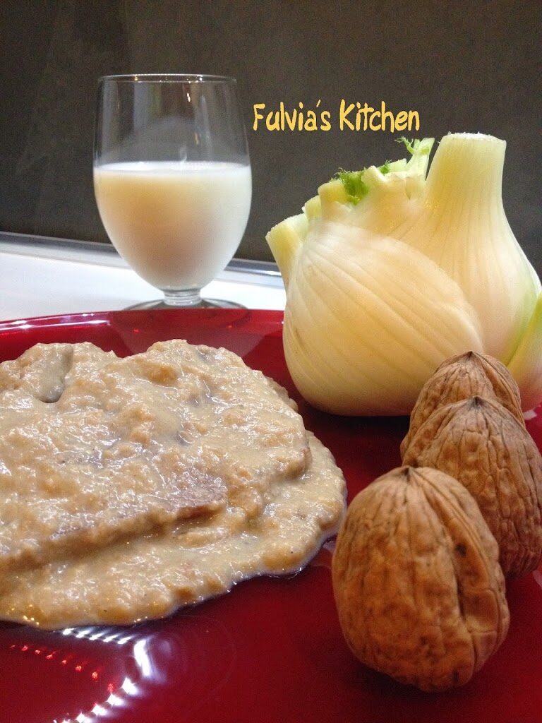 Ricetta light: arrosto di coppa al latte con finocchi e noci