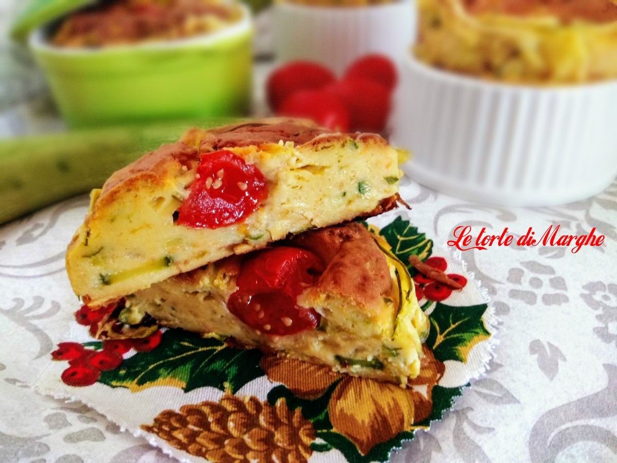 Ricetta maffins alle zucchine e menta