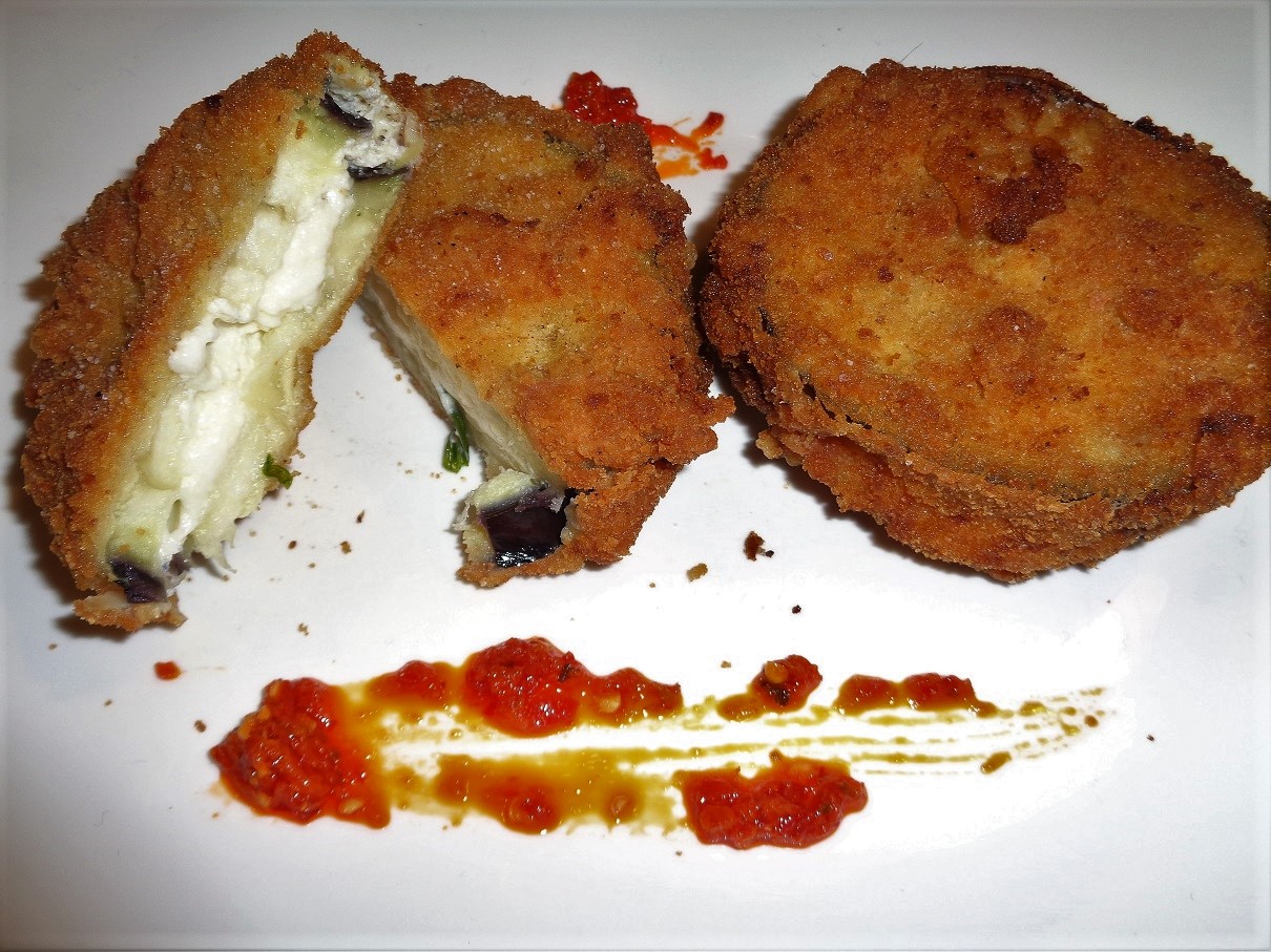 Ricetta – melanzana in carrozza con ricotta e fontal
