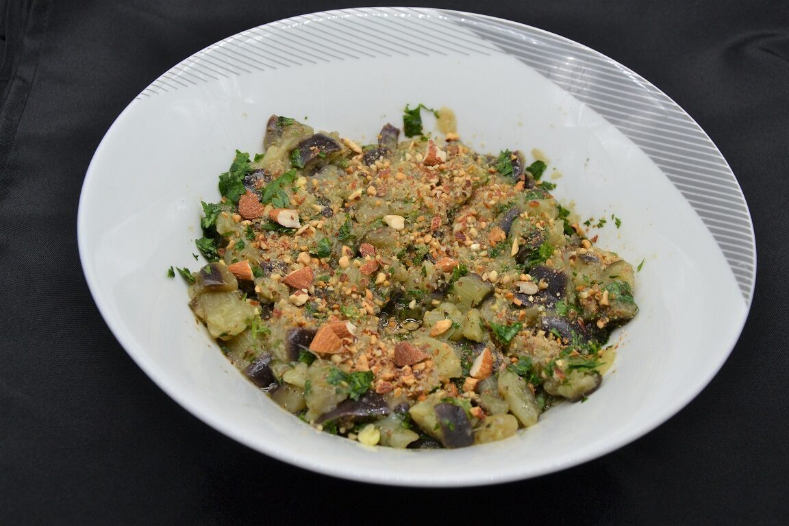 Ricetta – melanzana lessa in insalata