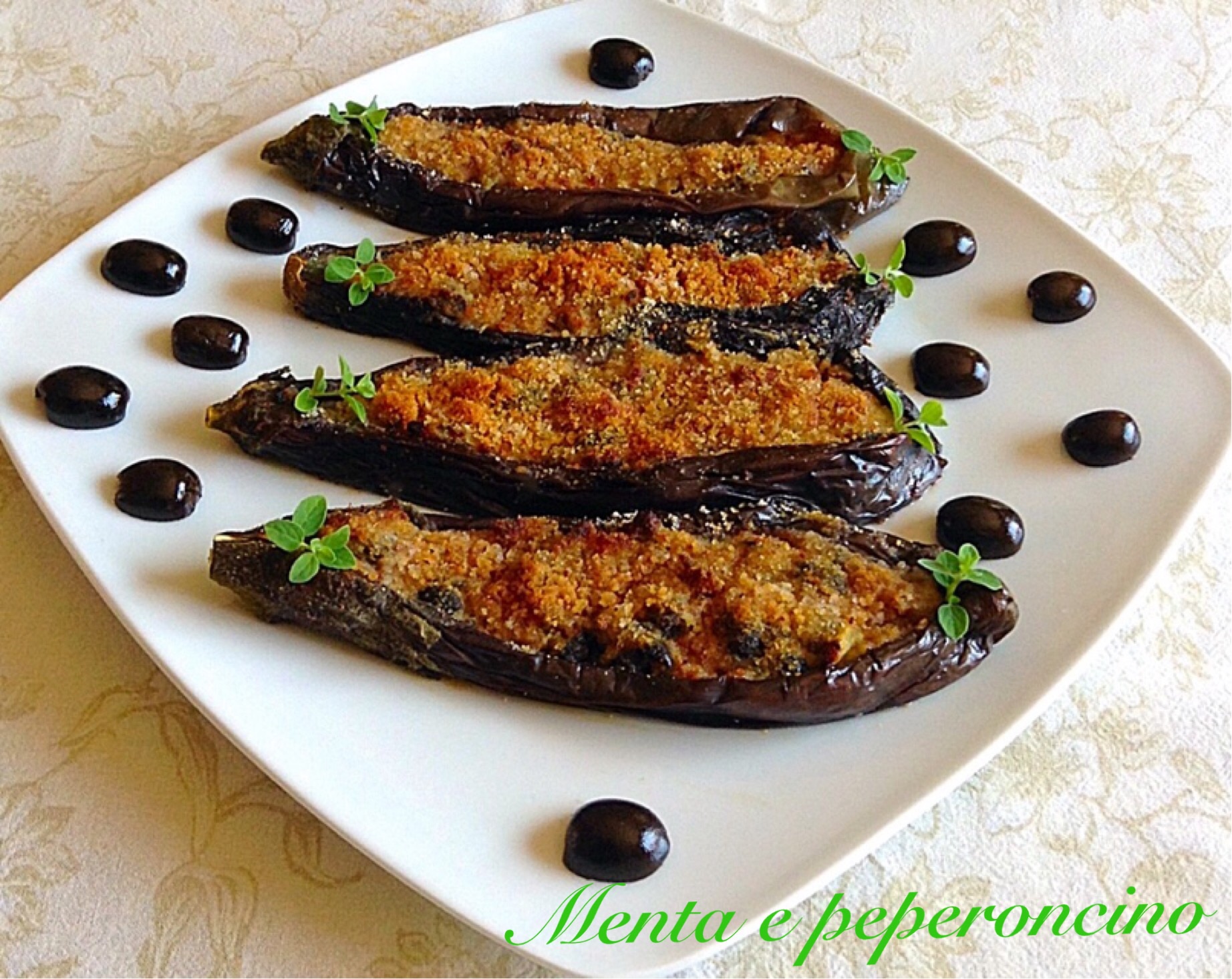 Ricetta melanzane ripiene con olive nere
