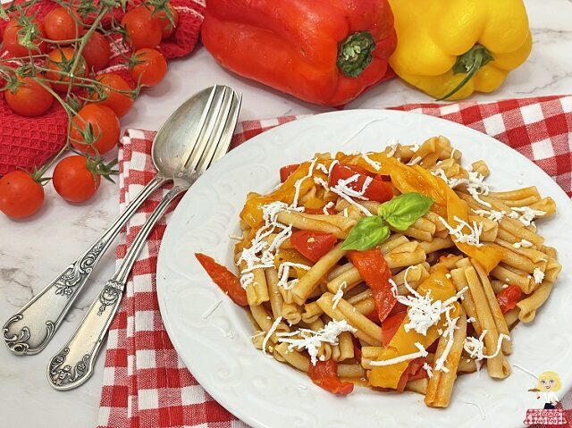 Ricetta pasta con peperoni