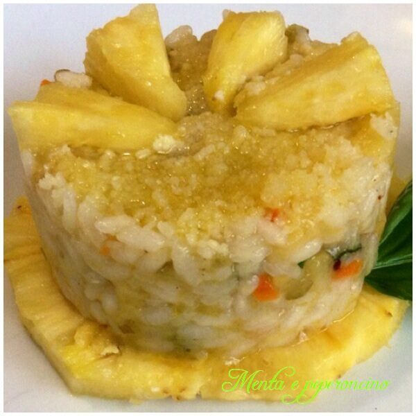 Ricetta risotto con ananas
