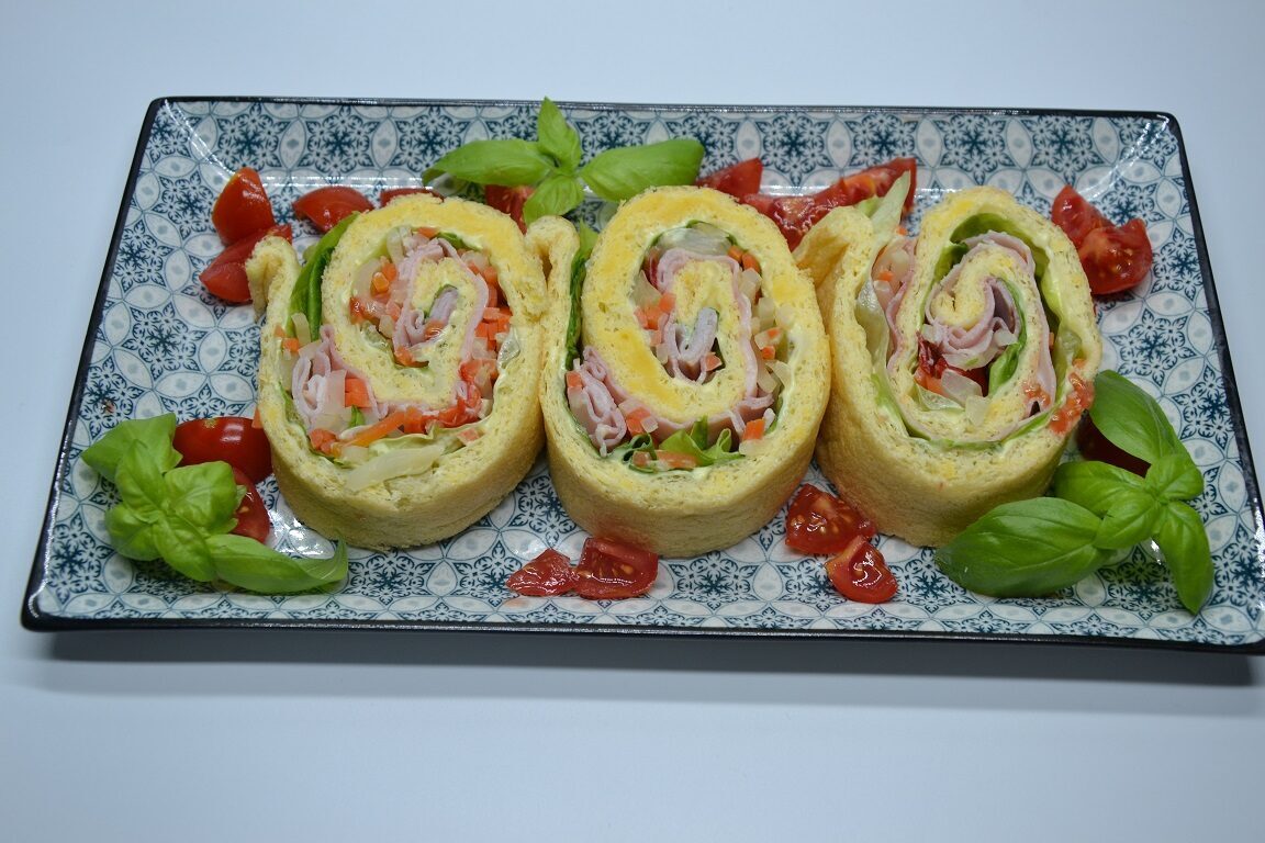 Ricetta – rotolo di uova farcito