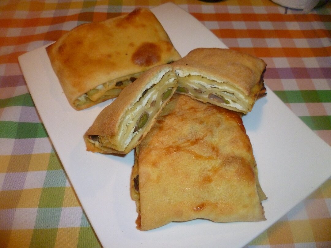 Ricetta – scaccia con fave verdi e ricotta