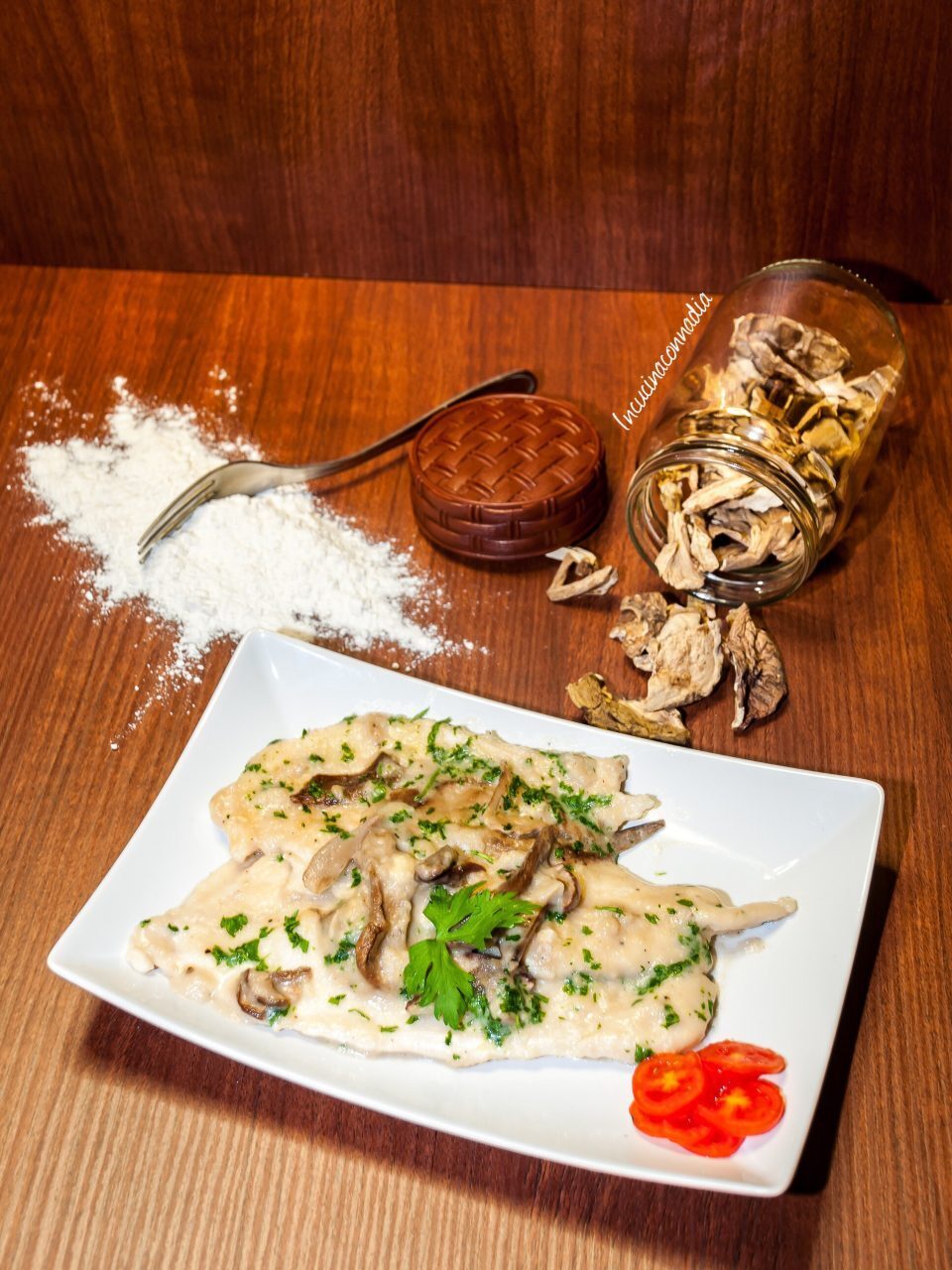 Ricetta scaloppine di pollo ai funghi