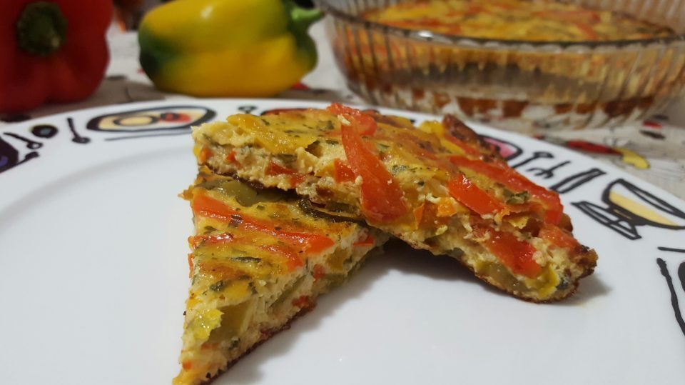 Ricetta senza glutine:frittata di peperoni
