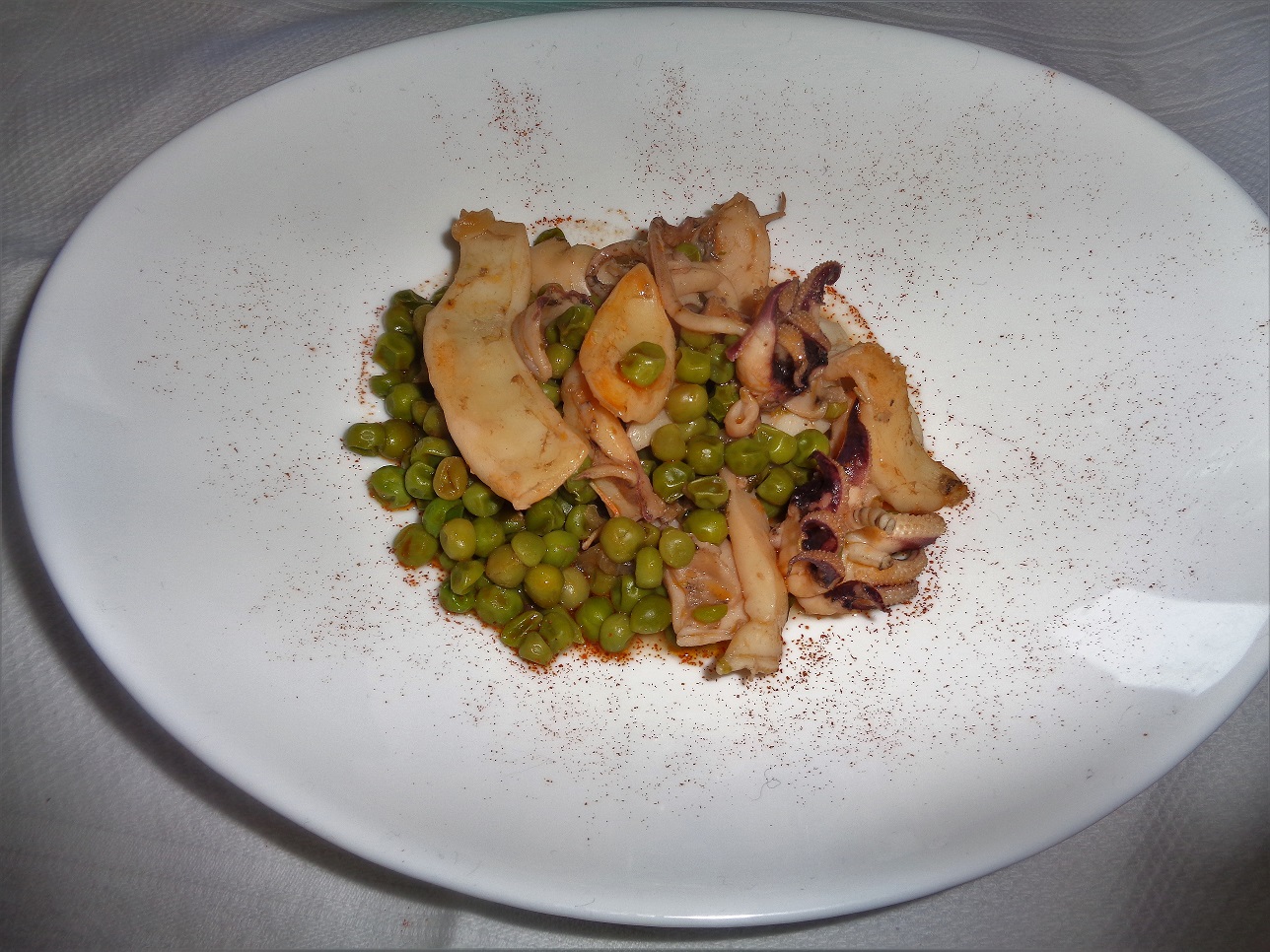 Ricetta – seppie e piselli con doppio concentrato