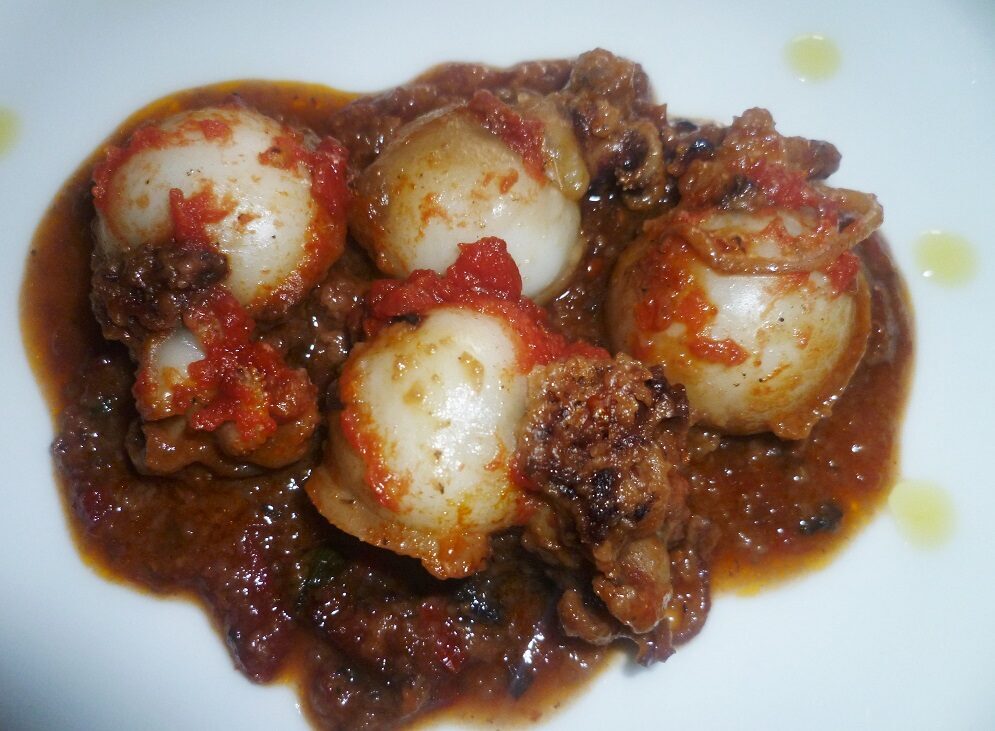 Ricetta – seppioline ripiene con olive e pomodori secchi