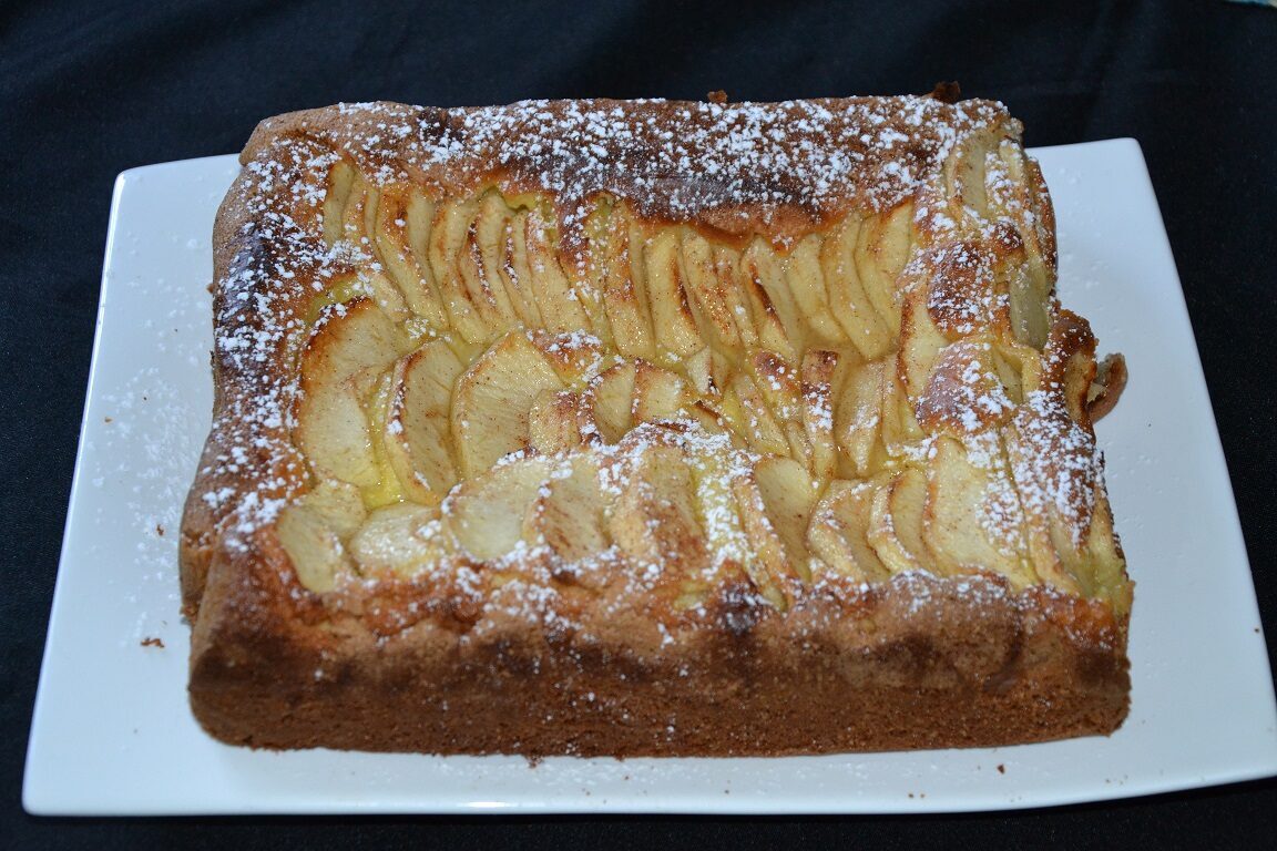 Ricetta – torta di mele con crema pasticcera