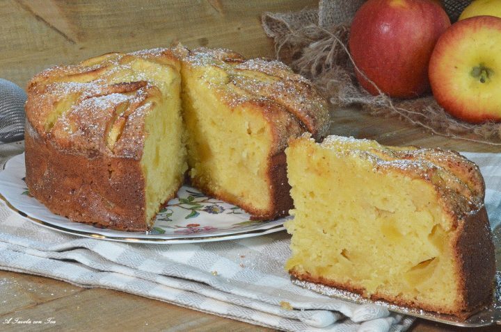 Ricetta torta di mele e ricotta soffice e leggera