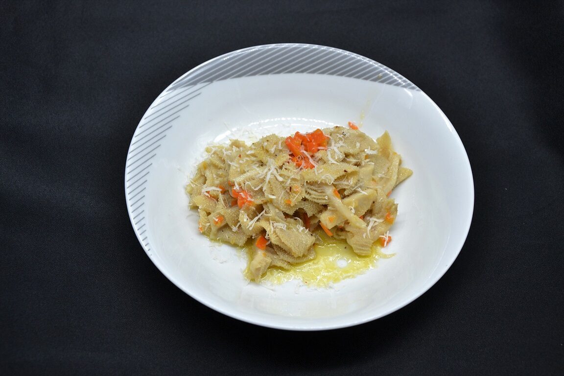 Ricetta – trippa al burro e parmigiano
