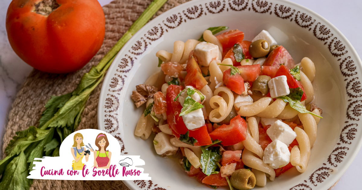 Ricetta veloce e leggera: fusilli alla greca