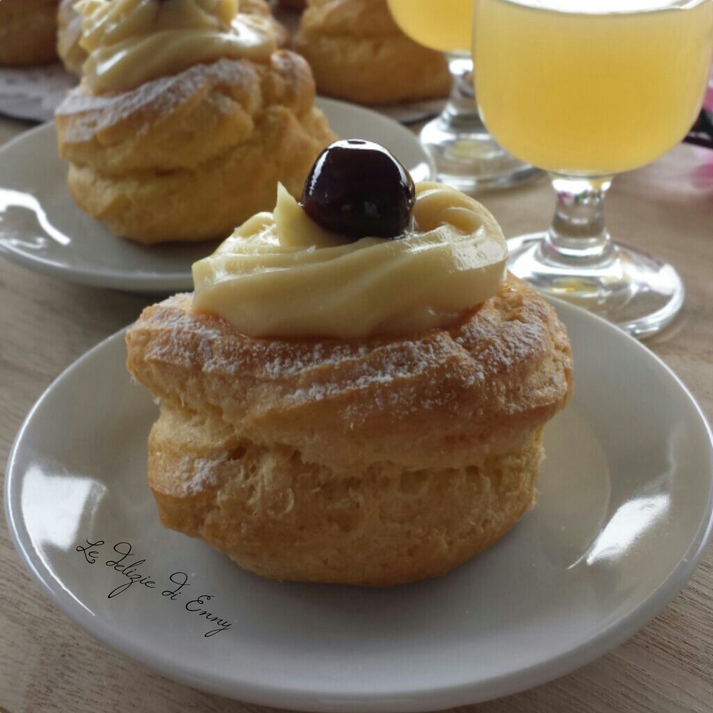 Ricetta zeppole di san Giuseppe al forno