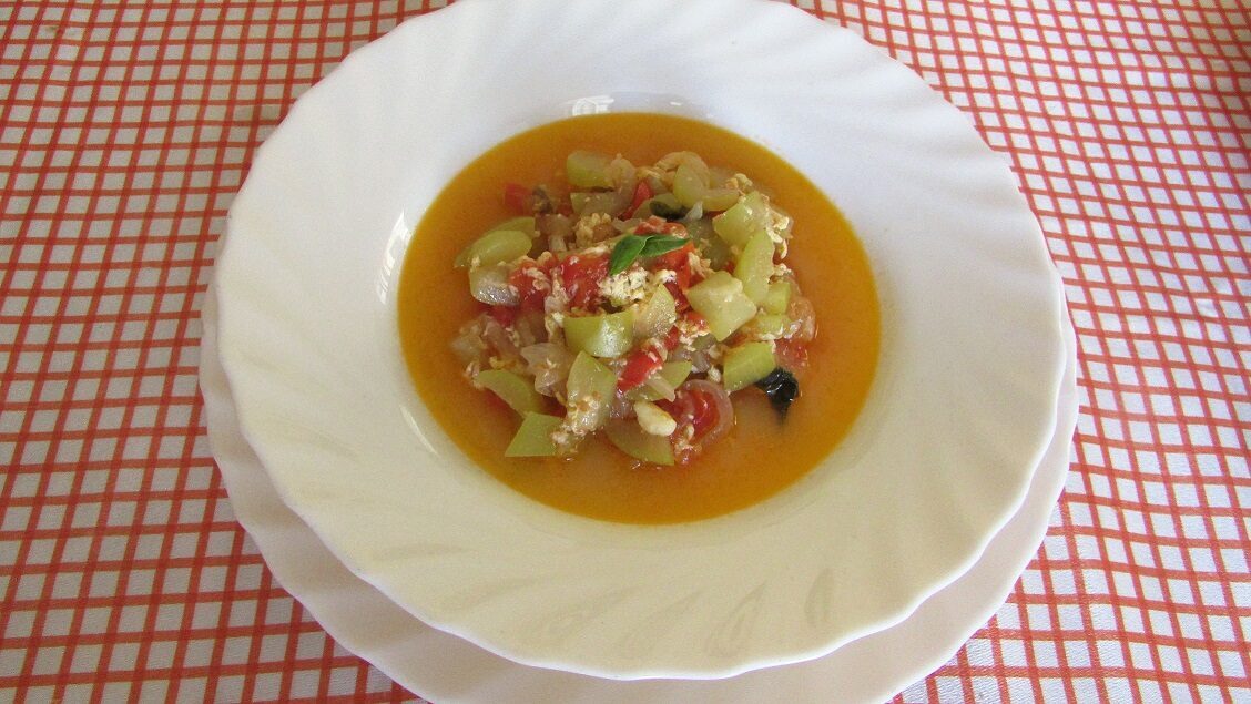 Ricetta – zucca siciliana lunga in umido