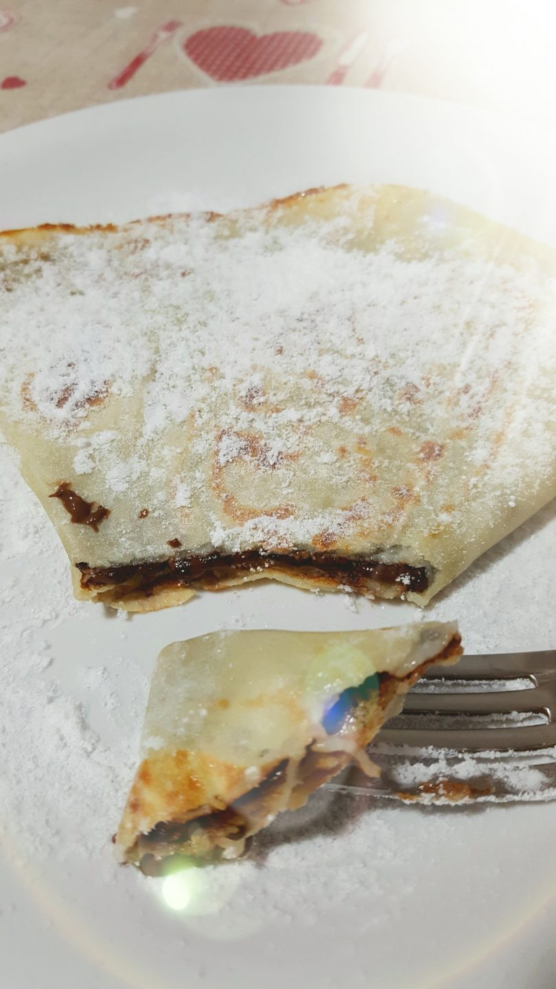 Ricetta:crepes alla nutella