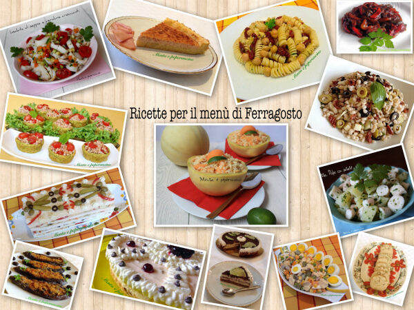 Ricette per il menù di Ferragosto