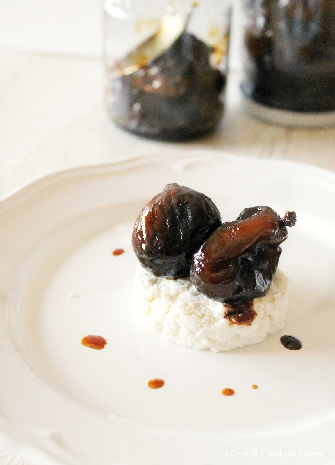 Ricotta e fichi caramellati
